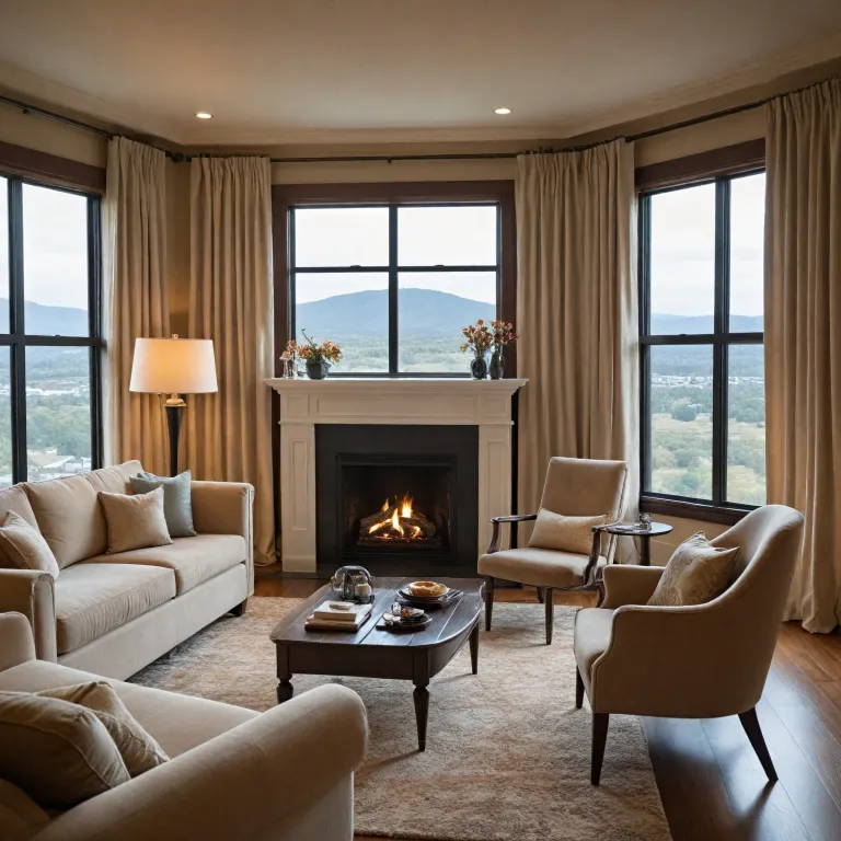 Experience refined comfort: hotel suites with fireplace for an elevated stay