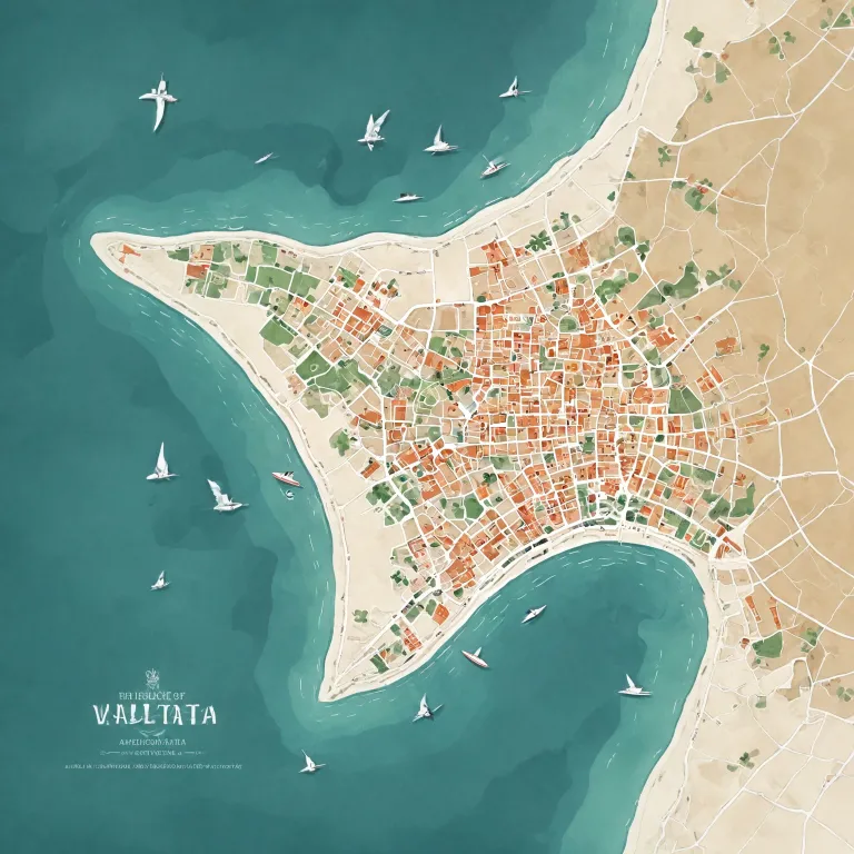 Elegant map of hotels in Puerto Vallarta Mexico for refined yet budget conscious stays